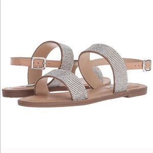 Steve Madden Rhinestone Sling Back Sandals